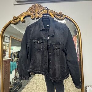 Maurices Charcoal Denim Jacket